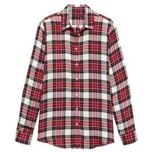 BR Dillon Classic Fit Flannel Plaid Shirt